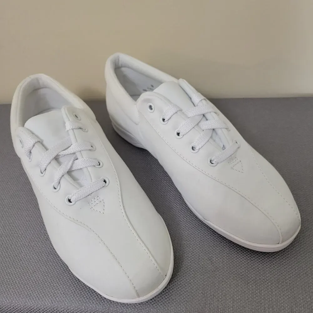 NWOT/B Easy Spirit 10D White AP1 Lace Up Walking Sneaker Shoe Textile - Picture 3 of 15